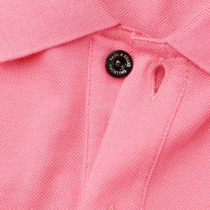 [New] Paul &amp;amp; Shark Cotton Short Sleeve Polo Shirt Pink [Size L] [PNK] [S/S] [Condition Rank N] [Men&