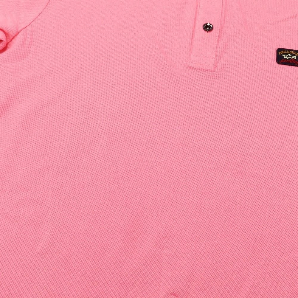 [New] Paul &amp;amp; Shark Cotton Short Sleeve Polo Shirt Pink [Size L] [PNK] [S/S] [Condition Rank N] [Men&