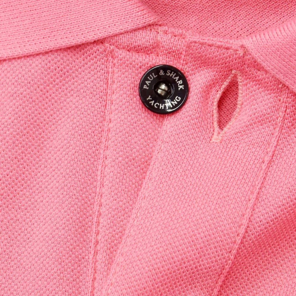 [New] Paul &amp;amp; Shark Cotton Short Sleeve Polo Shirt Pink [Size L] [PNK] [S/S] [Condition Rank N] [Men&