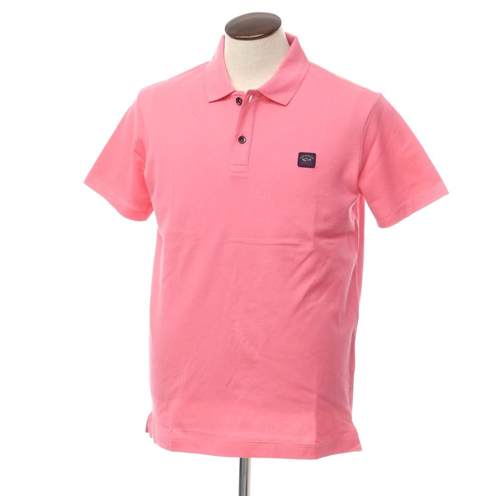 [New] Paul &amp;amp; Shark Cotton Short Sleeve Polo Shirt Pink [Size L] [PNK] [S/S] [Condition Rank N] [Men&