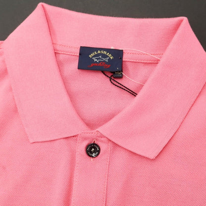 [New] Paul &amp;amp; Shark Cotton Short Sleeve Polo Shirt Pink [Size L] [PNK] [S/S] [Condition Rank N] [Men&