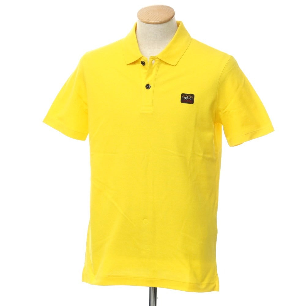 【新品】ポールアンドシャーク PAUL&amp;SHARK コットン 半袖ポロシャツ イエロー【サイズS】【YEL】【S/S】【状態ランクN】【メンズ】【759386】