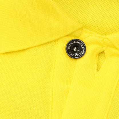 【新品】ポールアンドシャーク PAUL&amp;SHARK コットン 半袖ポロシャツ イエロー【サイズM】【YEL】【S/S】【状態ランクN】【メンズ】【759386】