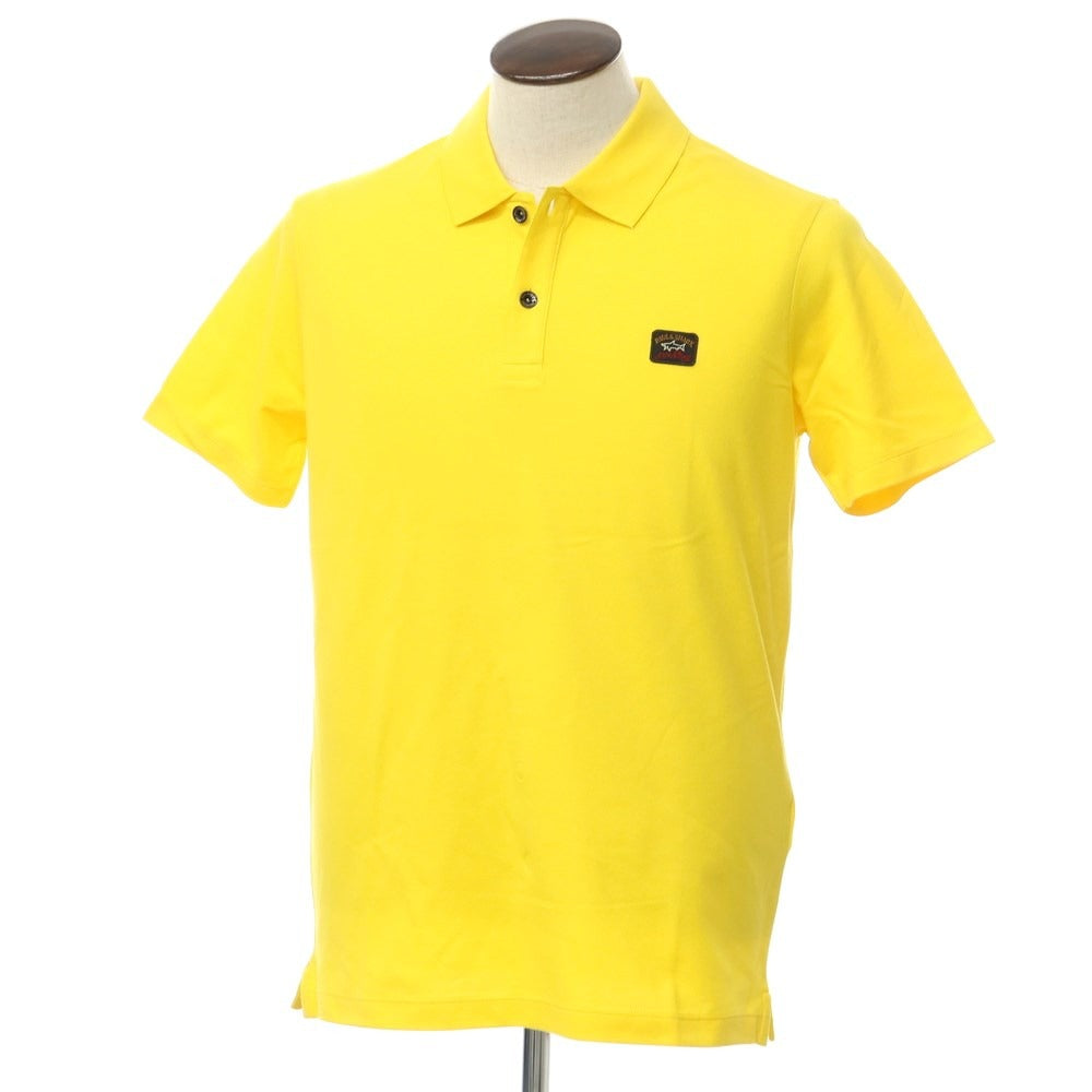 [New] Paul &amp;amp; Shark Cotton Short Sleeve Polo Shirt Yellow [Size L] [YEL] [S/S] [Condition Rank N] [Men&