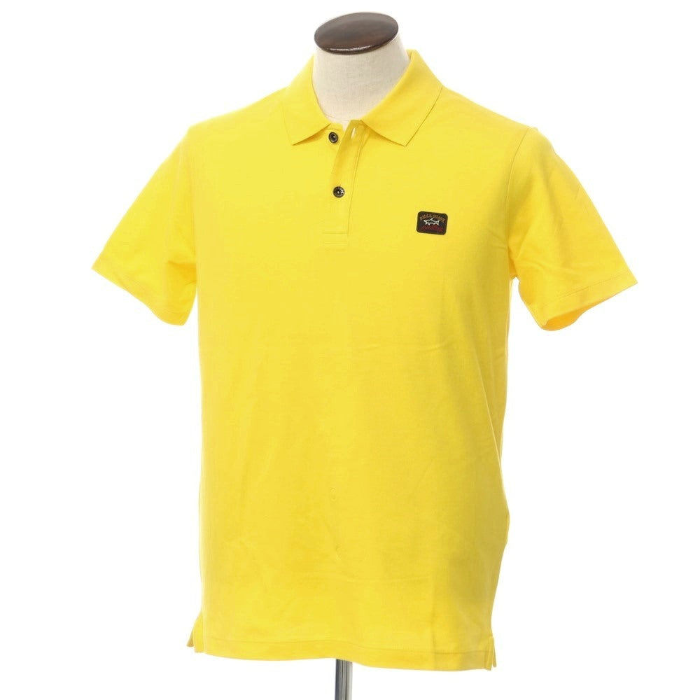 【新品】ポールアンドシャーク PAUL&amp;SHARK コットン  半袖ポロシャツ イエロー【サイズL】【YEL】【S/S】【状態ランクN】【メンズ】【759383】 [EPD]