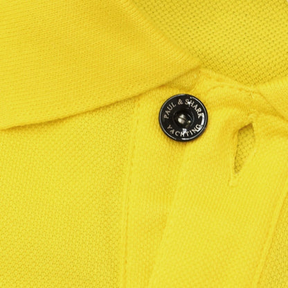 【新品】ポールアンドシャーク PAUL&amp;SHARK コットン  半袖ポロシャツ イエロー【サイズL】【YEL】【S/S】【状態ランクN】【メンズ】【759383】 [EPD]