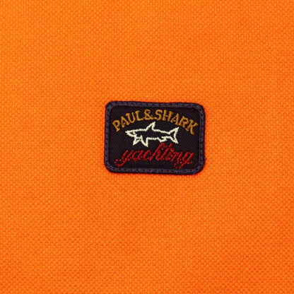 [New] Paul &amp;amp; Shark Cotton Short Sleeve Polo Shirt Orange [Size S] [ORG] [S/S] [Condition Rank N] [Men&