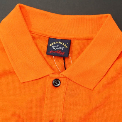 [New] Paul &amp;amp; Shark Cotton Short Sleeve Polo Shirt Orange [Size M] [ORG] [S/S] [Condition Rank N] [Men&