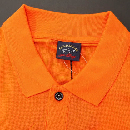 [New] Paul &amp;amp; Shark Cotton Short Sleeve Polo Shirt Orange [Size L] [ORG] [S/S] [Condition Rank N] [Men&