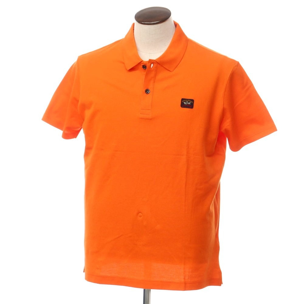 [New] Paul &amp;amp; Shark Cotton Short Sleeve Polo Shirt Orange [Size L] [ORG] [S/S] [Condition Rank N] [Men&