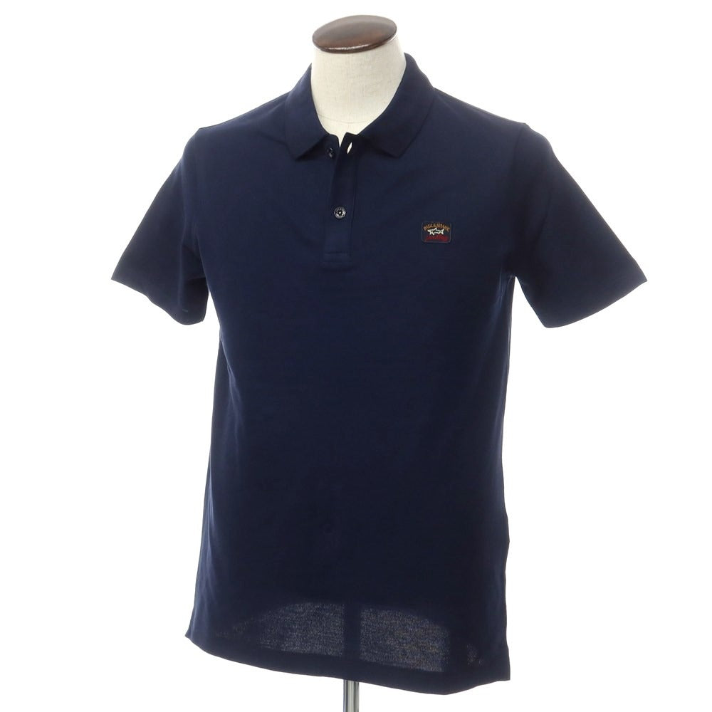 [New] Paul &amp;amp; Shark Cotton Short Sleeve Polo Shirt Navy [Size L] [NVY] [S/S] [Condition Rank N] [Men&