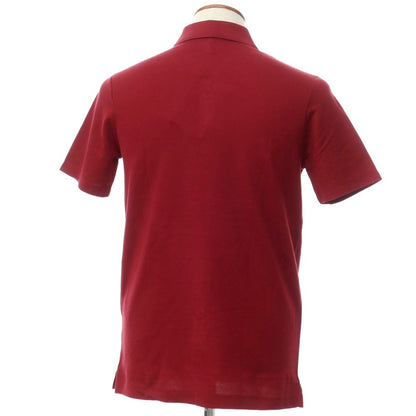 [New] Paul &amp;amp; Shark Cotton Short Sleeve Polo Shirt Wine Red [Size M] [RED] [S/S] [Condition Rank N] [Men&