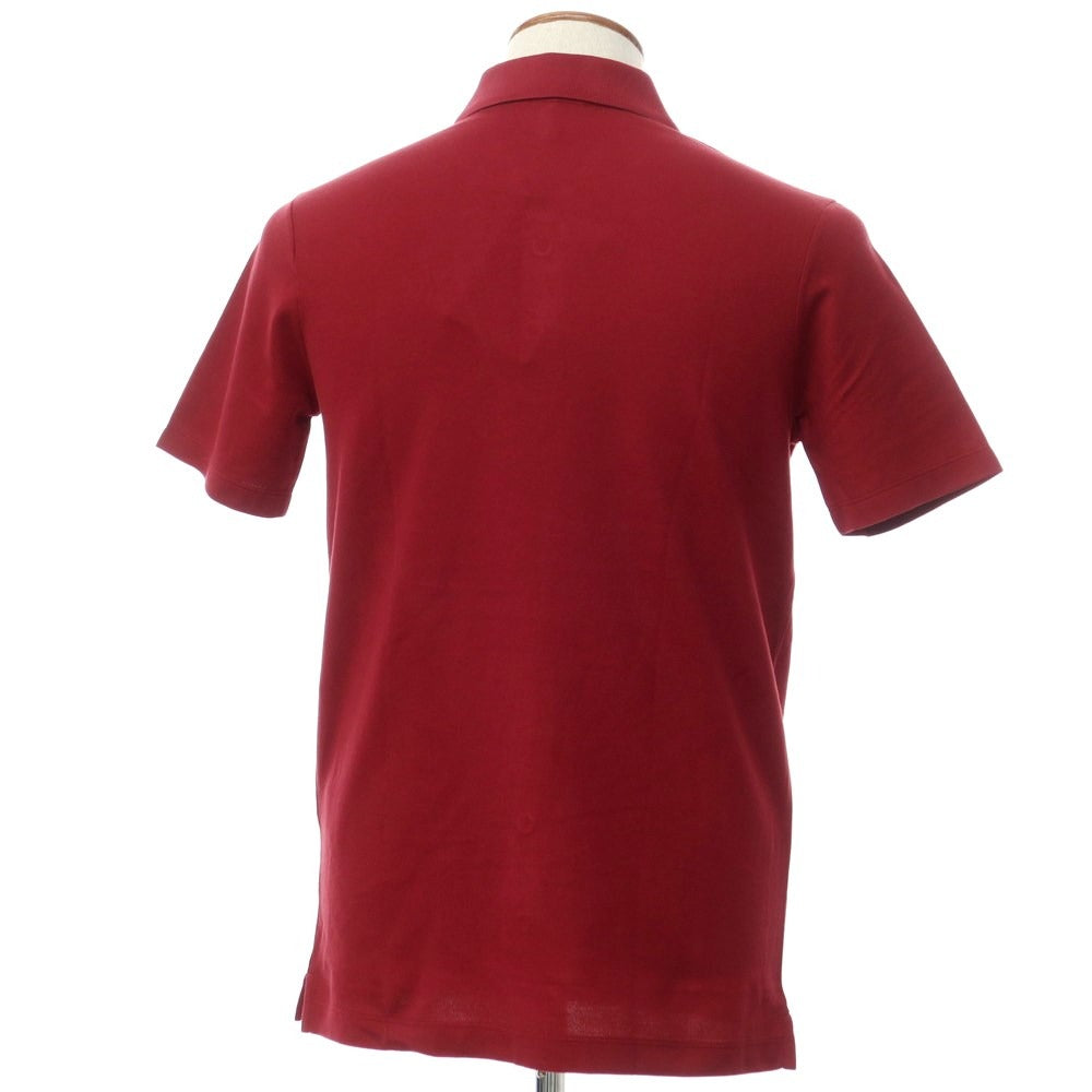 [New] Paul &amp;amp; Shark Cotton Short Sleeve Polo Shirt Wine Red [Size M] [RED] [S/S] [Condition Rank N] [Men&