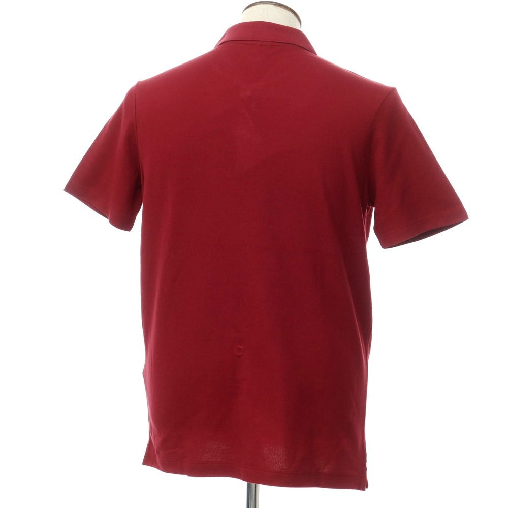 [New] Paul &amp;amp; Shark Cotton Short Sleeve Polo Shirt Wine Red [Size L] [RED] [S/S] [Condition Rank N] [Men&