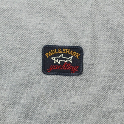 【新品】ポールアンドシャーク PAUL&amp;SHARK コットン  半袖ポロシャツ グレー【サイズS】【GRY】【S/S】【状態ランクN】【メンズ】【759386】
[APD]