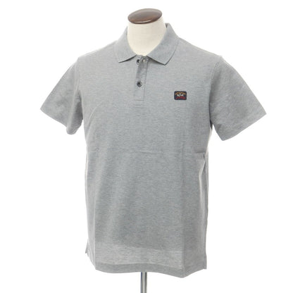 [New] Paul &amp;amp; Shark Cotton Short Sleeve Polo Shirt Grey [Size L] [GRY] [S/S] [Condition Rank N] [Men&