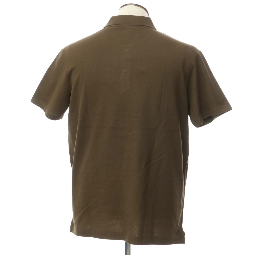 [New] Paul &amp;amp; Shark Cotton Short Sleeve Polo Shirt Dark Olive [Size L] [KAK] [S/S] [Condition Rank N] [Men&