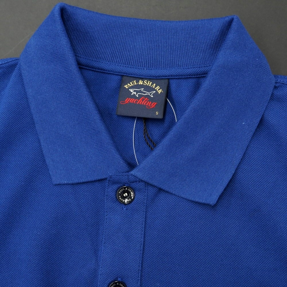 [New] Paul &amp;amp; Shark Cotton Short Sleeve Polo Shirt Dark Blue [Size S] [BLU] [S/S] [Condition Rank N] [Men&