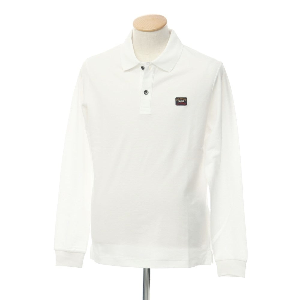 [New] Paul &amp;amp; Shark Cotton Long Sleeve Polo Shirt White [Size S] [WHT] [S/S] [Condition Rank N] [Men&