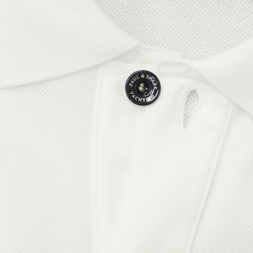 [New] Paul &amp;amp; Shark Cotton Long Sleeve Polo Shirt White [Size S] [WHT] [S/S] [Condition Rank N] [Men&