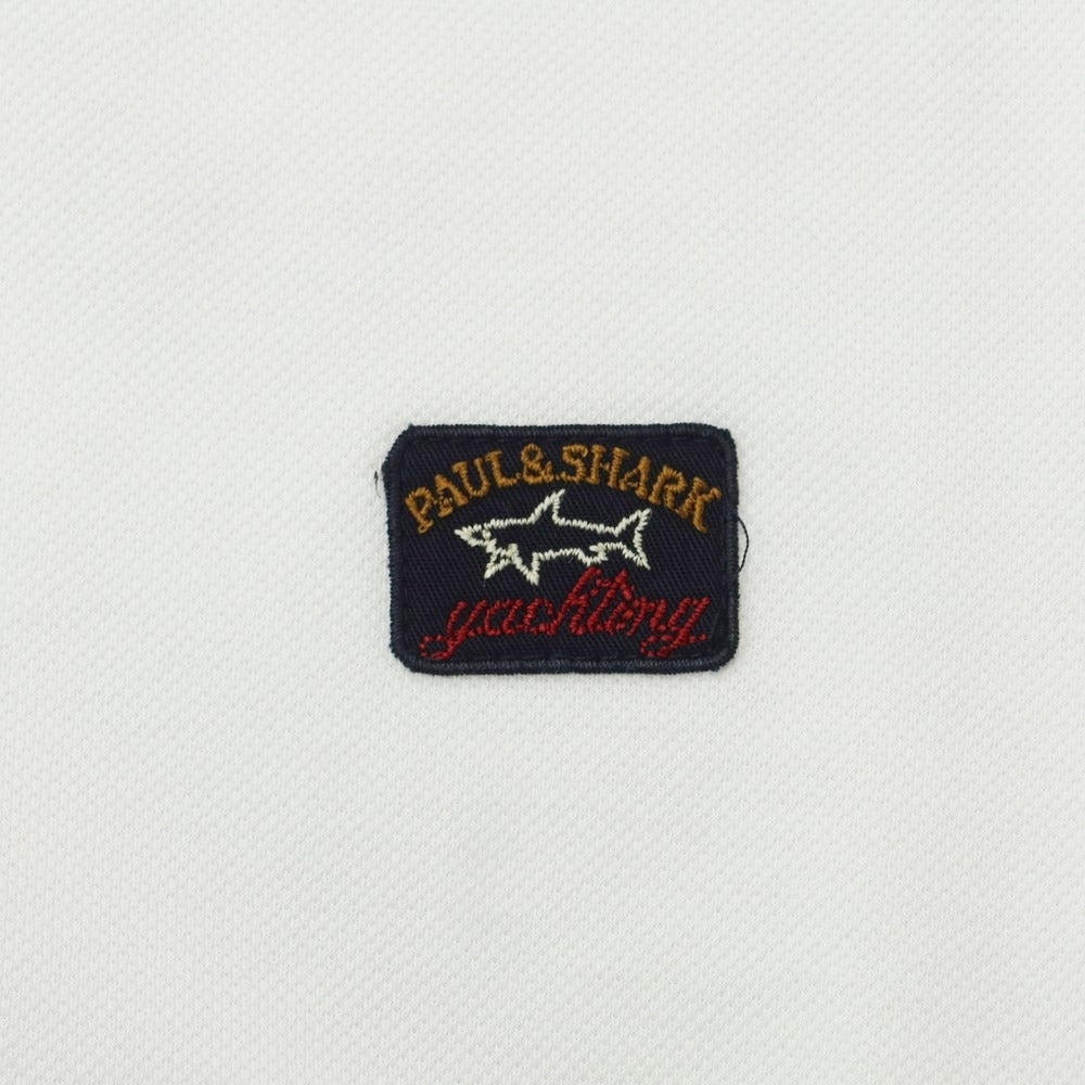 [New] Paul &amp;amp; Shark Cotton Long Sleeve Polo Shirt White [Size S] [WHT] [S/S] [Condition Rank N] [Men&