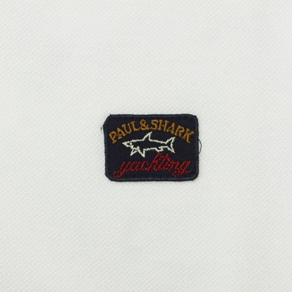 [New] Paul &amp;amp; Shark Cotton Long Sleeve Polo Shirt White [Size M] [WHT] [S/S] [Condition Rank N] [Men&