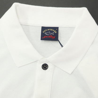 [New] Paul &amp;amp; Shark Cotton Long Sleeve Polo Shirt White [Size M] [WHT] [S/S] [Condition Rank N] [Men&