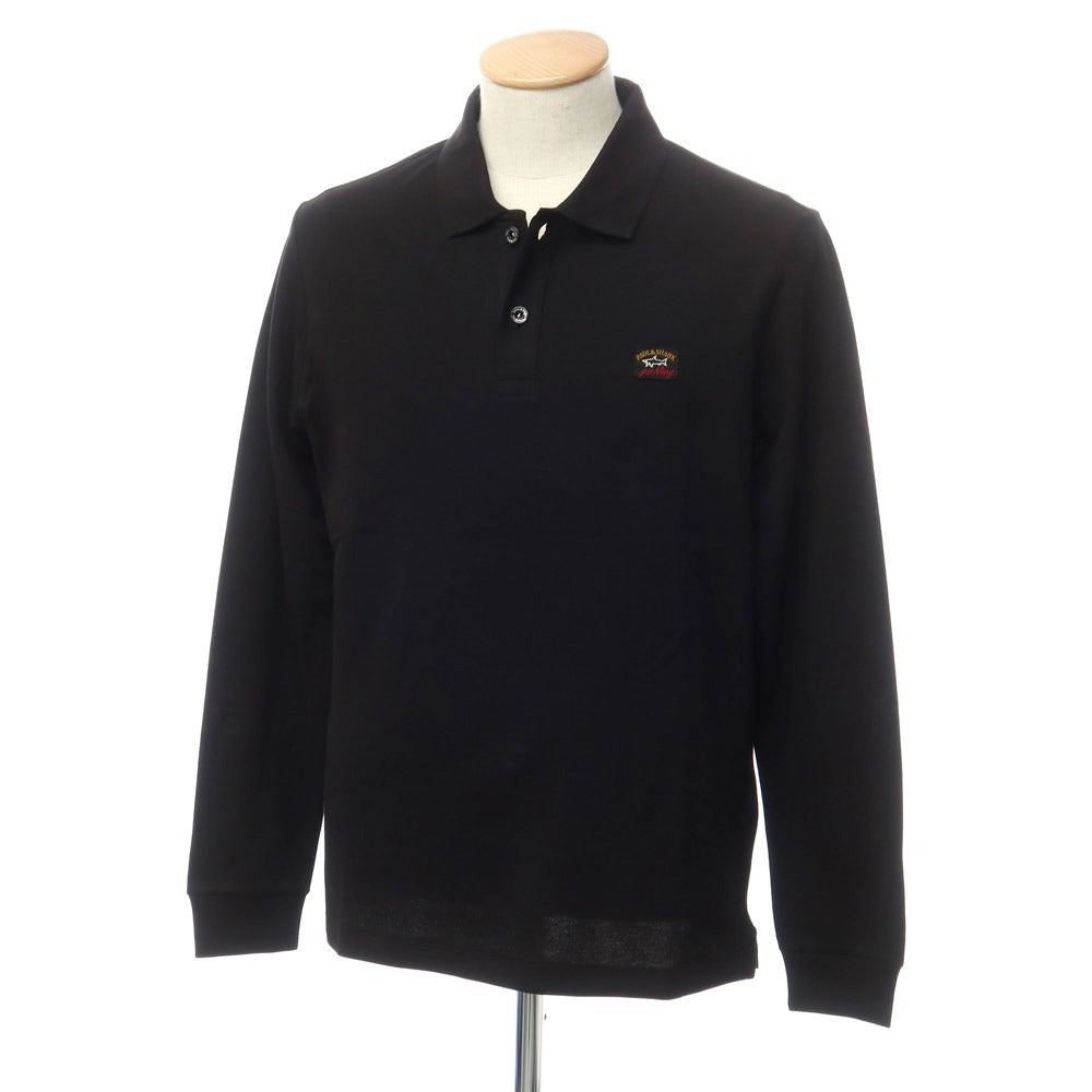 [New] Paul &amp;amp; Shark Cotton Long Sleeve Polo Shirt Black [Size S] [BLK] [S/S] [Condition Rank N] [Men&