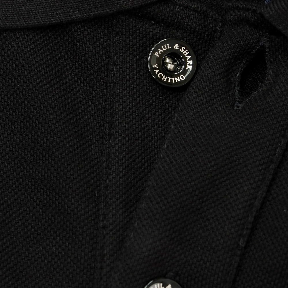 [New] Paul &amp;amp; Shark Cotton Long Sleeve Polo Shirt Black [Size S] [BLK] [S/S] [Condition Rank N] [Men&