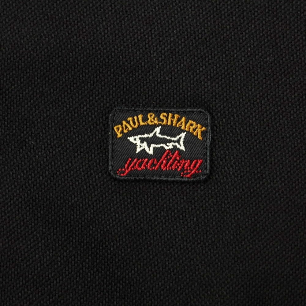 [New] Paul &amp;amp; Shark Cotton Long Sleeve Polo Shirt Black [Size S] [BLK] [S/S] [Condition Rank N] [Men&