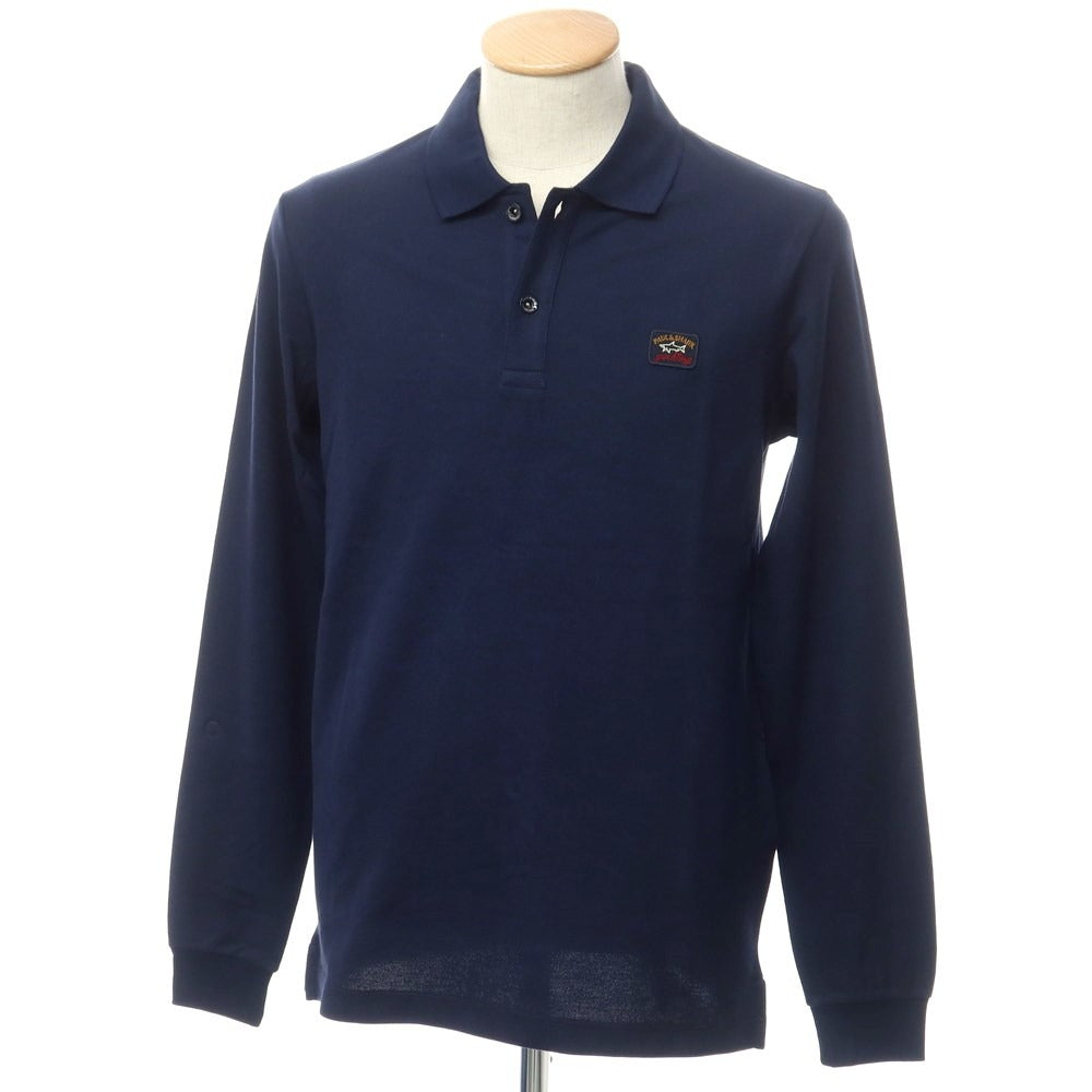 [New] Paul &amp;amp; Shark Cotton Long Sleeve Polo Shirt Navy [Size S] [NVY] [S/S] [Condition Rank N] [Men&