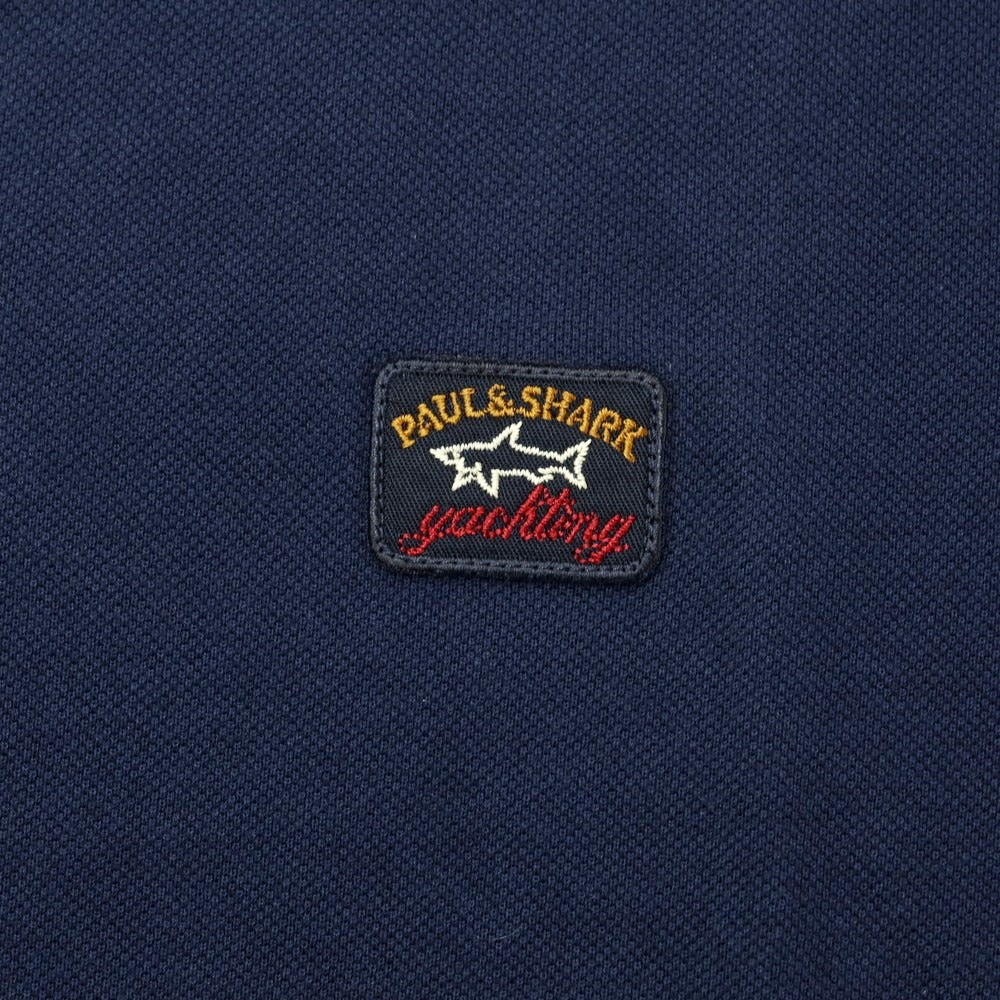 [New] Paul &amp;amp; Shark Cotton Long Sleeve Polo Shirt Navy [Size S] [NVY] [S/S] [Condition Rank N] [Men&