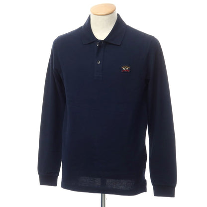 [New] Paul &amp;amp; Shark Cotton Long Sleeve Polo Shirt Navy [Size S] [NVY] [S/S] [Condition Rank N] [Men&