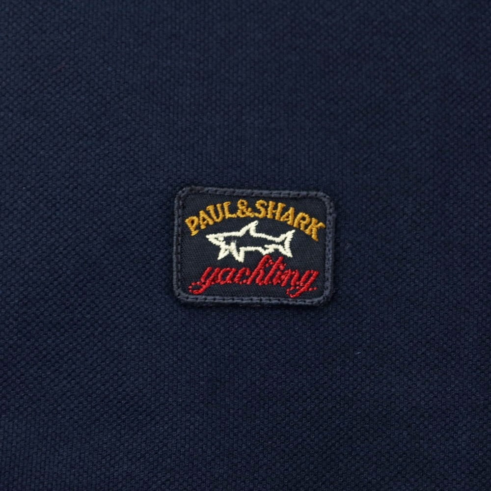 [New] Paul &amp;amp; Shark Cotton Long Sleeve Polo Shirt Navy [Size S] [NVY] [S/S] [Condition Rank N] [Men&