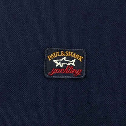 [New] Paul &amp;amp; Shark Cotton Long Sleeve Polo Shirt Navy [Size S] [NVY] [S/S] [Condition Rank N] [Men&