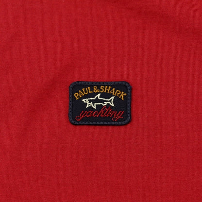 【新品】ポールアンドシャーク PAUL&amp;SHARK ロゴワッペン 半袖Ｔシャツ マルーン【 S 】【 状態ランクN 】【 メンズ 】
[APD]