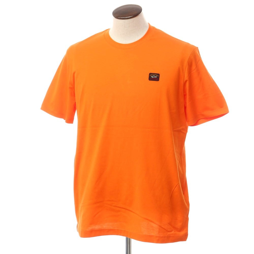 [New] Paul &amp;amp; Shark logo patch short sleeve T-shirt orange [L] [Condition rank N] [Men&