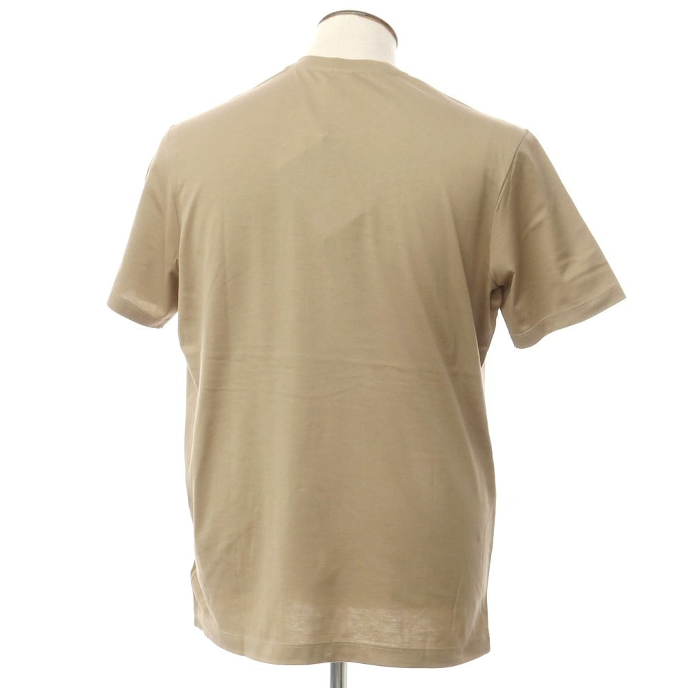 [New] Paul &amp;amp; Shark logo patch short sleeve T-shirt dark beige [L] [Condition rank N] [Men&