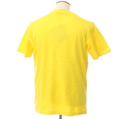 【新品】ポールアンドシャーク PAUL&amp;SHARK ロゴワッペン 半袖Ｔシャツ イエロー【 M 】【 状態ランクN 】【 メンズ 】 [EPD]