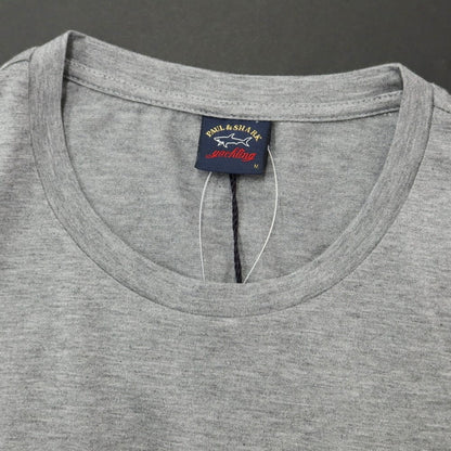 [New] Paul &amp;amp; Shark logo patch short sleeve T-shirt gray [M] [Condition rank N] [Men&