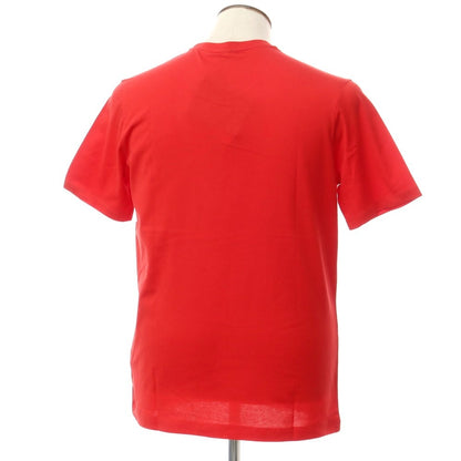 【新品】ポールアンドシャーク PAUL&amp;SHARK ロゴワッペン 半袖Ｔシャツ レッド【 L 】【 状態ランクN 】【 メンズ 】 [EPD]