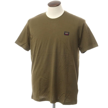 [New] Paul &amp;amp; Shark logo patch short sleeve T-shirt olive [L] [Condition rank N] [Men&