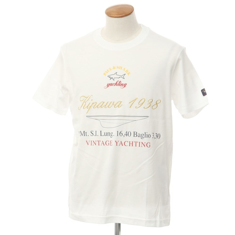 [New] Paul &amp;amp; Shark Short Sleeve T-Shirt White [M] [Condition Rank N] [Men&