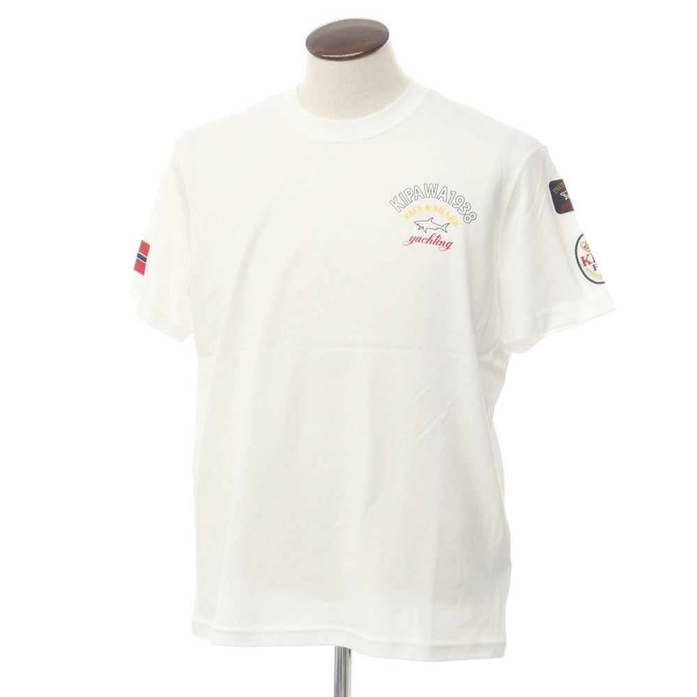 [New] Paul &amp;amp; Shark Short Sleeve T-Shirt White [L] [Condition Rank N] [Men&