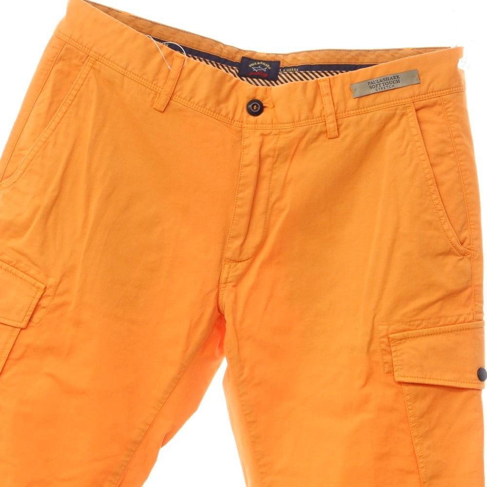 [New] Paul &amp;amp; Shark Stretch Cotton Cargo Shorts Orange [Size 50] [ORG] [S/S] [Condition Rank N] [Men&