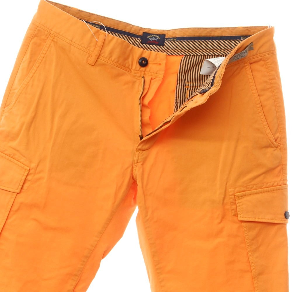 [New] Paul &amp;amp; Shark Stretch Cotton Cargo Shorts Orange [Size 50] [ORG] [S/S] [Condition Rank N] [Men&