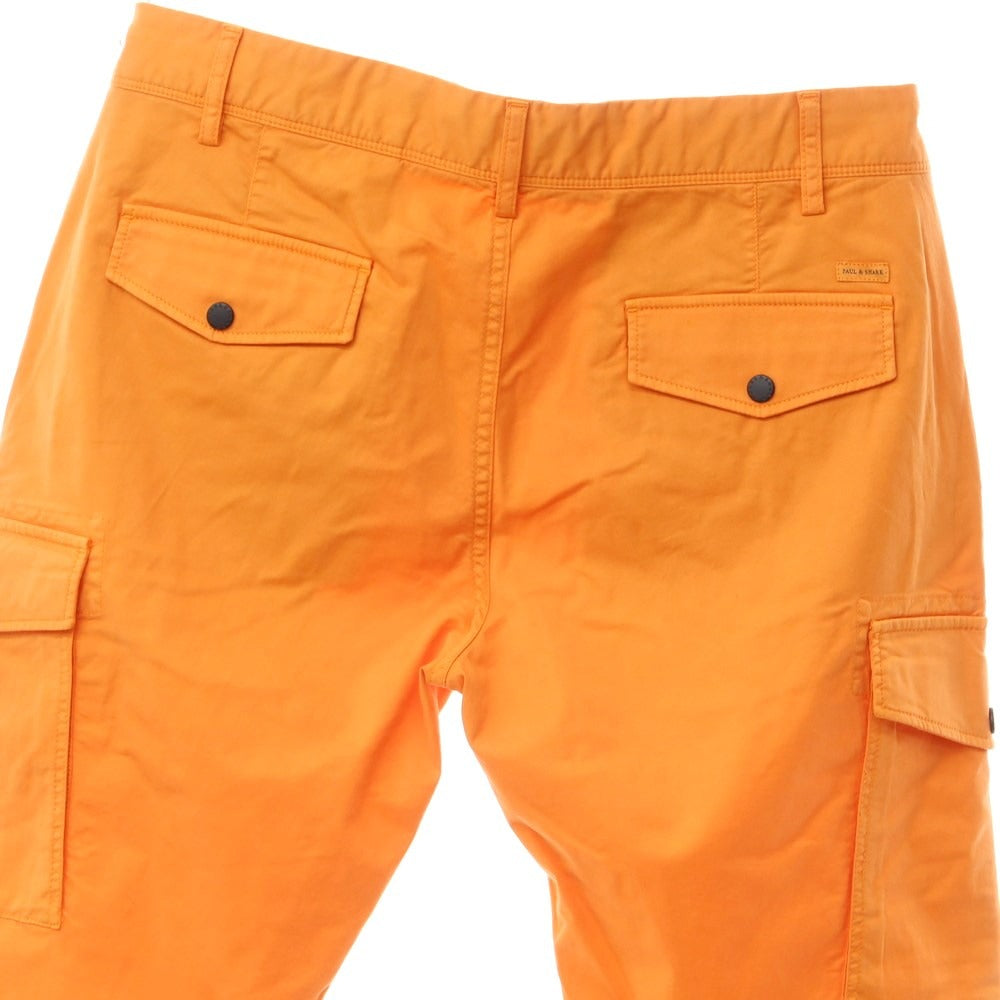 [New] Paul &amp;amp; Shark Stretch Cotton Cargo Shorts Orange [Size 50] [ORG] [S/S] [Condition Rank N] [Men&