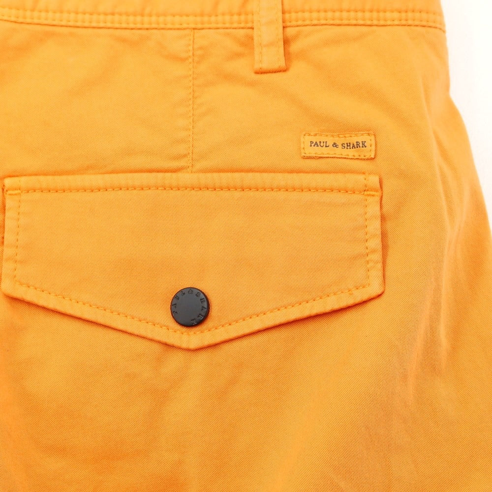 [New] Paul &amp;amp; Shark Stretch Cotton Cargo Shorts Orange [Size 50] [ORG] [S/S] [Condition Rank N] [Men&