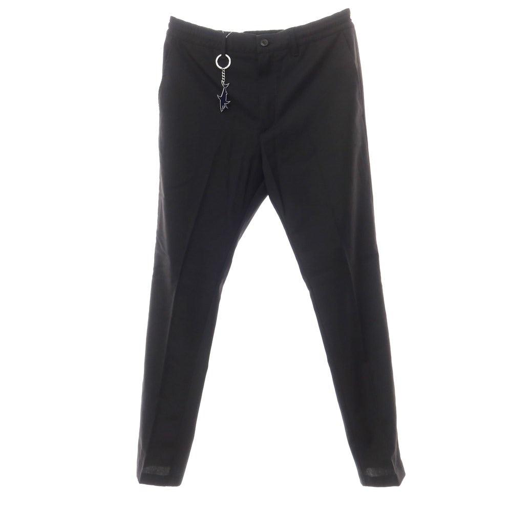 [New] Paul &amp;amp; Shark Polyester Wool Easy Casual Slacks Pants Black [Size 50] [BLK] [S/S] [Condition Rank N] [Men&