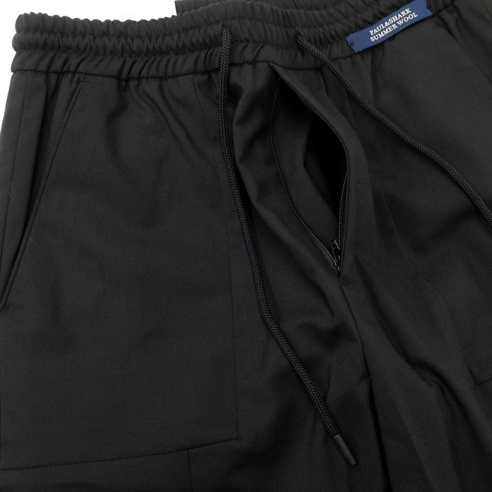 [New] Paul &amp;amp; Shark Polyester Wool Cargo Pants Black [Size 44] [BLK] [S/S] [Condition Rank N] [Men&